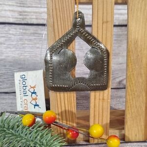 Upcycled Oil Drum Ornament - Nativity